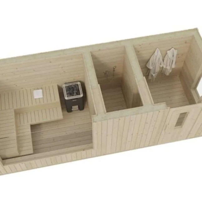 Outdoor sauna/MODULAR SAUNA KALLE “XL”
