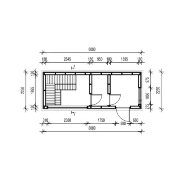 Outdoor sauna/MODULAR SAUNA KALLE “XL”