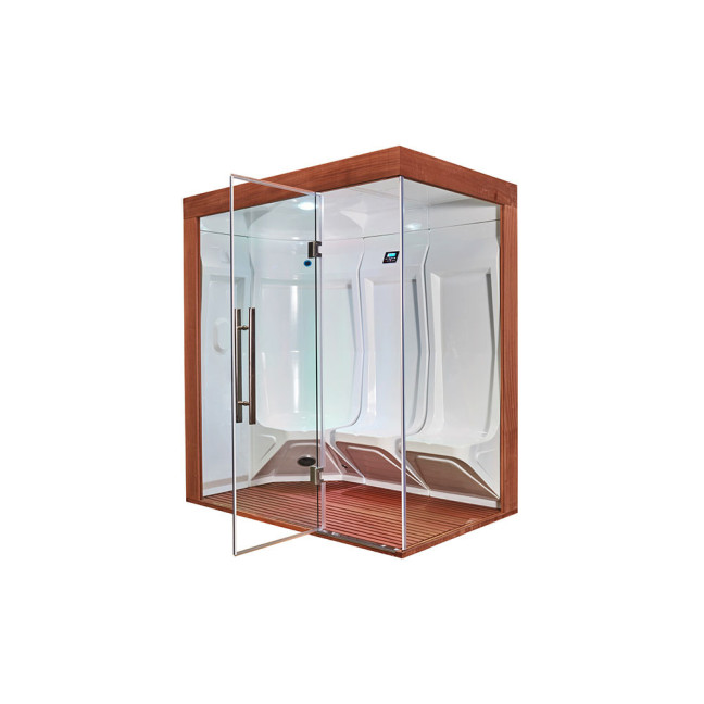 MUE-200ST-W3 Steam Sauna LEFT | Wellness | Relax | SPA | Elegant Minimalism | Ready to Assemble