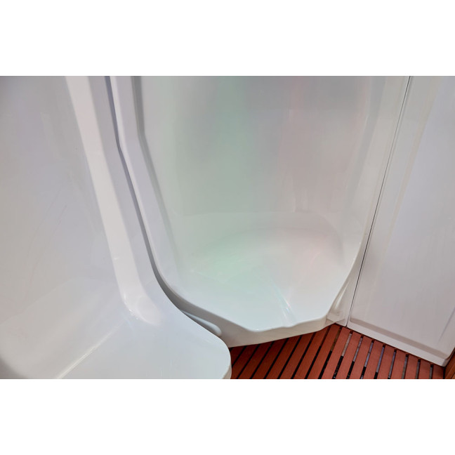 MUE-200ST-W3 Steam Sauna RIGHT | Wellness | Relax | SPA | Ready to Assemble | Natural Wood