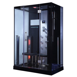 MUE-K1072 TRIO, infrared sauna, steam sauna and shower cabin | Home SPA | Luxury Relaxation