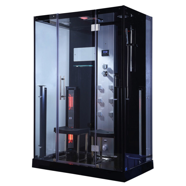 MUE-K1072 TRIO, infrared sauna, steam sauna and shower cabin | Home SPA | Luxury Relaxation