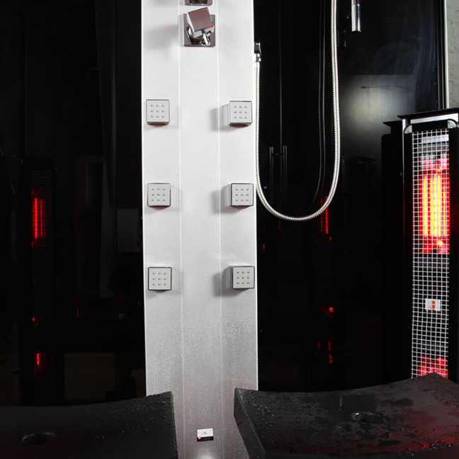 MUE-K1072 TRIO, infrared sauna, steam sauna and shower cabin | Home SPA | Luxury Relaxation