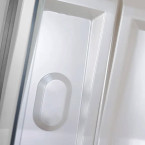 MUE-200ST-W2 Steam sauna LEFT 5 kW | Elegant Minimalism | Panoramic Glass