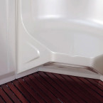 MUE-200ST-W2 Steam sauna LEFT 5 kW | Elegant Minimalism | Panoramic Glass