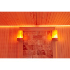 MUE-1401 Dry sauna with HARVIA 12 kW heater | Panoramic Glass | Ready to Assemble