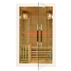 MO-EA2 WHITE Dry sauna with HARVIA heater 2.3 kW | For Family and Friends | Luxury Relaxation