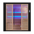 MUE-1402 Dry sauna with HARVIA 6kW heater | Panoramic Glass | Luxury Relaxation