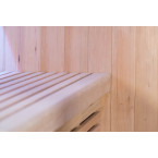 MO-A1816H Dry sauna with HARVIA 6kW heater | Thermo Wood | Panoramic Glass