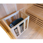 MO-EA4-220 Dry sauna with HARVIA 8 kW heater | Natural Wood | Scandinavian Style