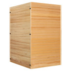 MO-SS1515H Dry sauna with HARVIA 6 kW heater | Scandinavian Style | Natural Wood