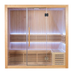 MO-SS2014H Dry sauna with HARVIA 6 kW heater | Scandinavian Style | Luxury Relaxation