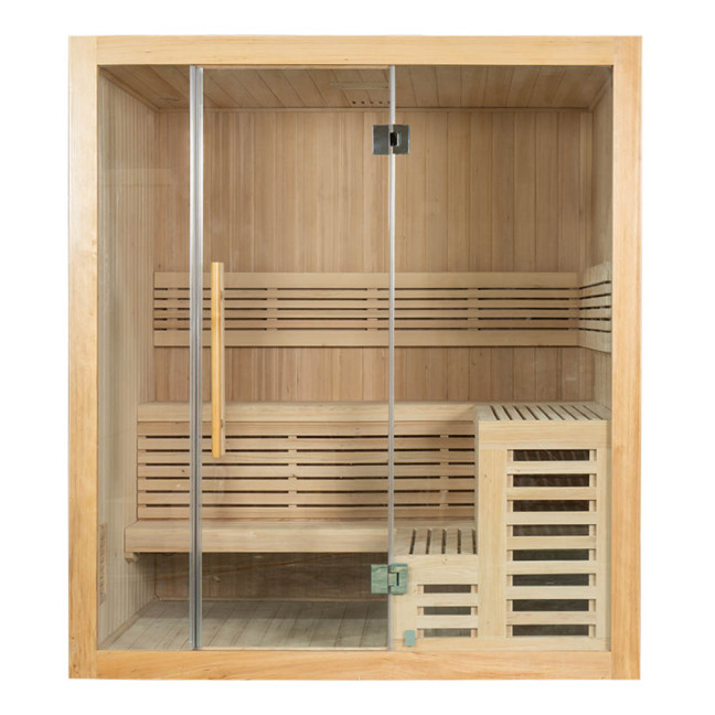 MO-SS1816H Dry sauna with HARVIA 6 kW heater | Thermo Wood | Modern Design