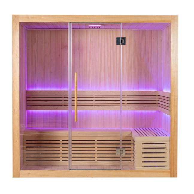 MO-SS2014H Dry sauna with HARVIA 6 kW heater | Scandinavian Style | Luxury Relaxation