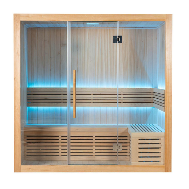 MO-SS2014H Dry sauna with HARVIA 6 kW heater | Scandinavian Style | Luxury Relaxation
