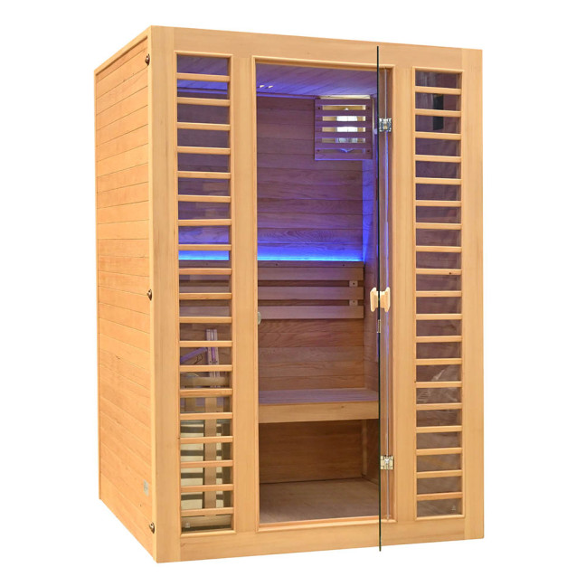 MO-TS3B Dry sauna with HARVIA heater 3.5 kW | Thermo Wood | Natural Wood
