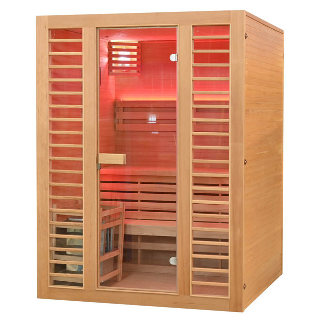 MO-TS3B XL Dry sauna with HARVIA 6 kW heater | Scandinavian Style | For Family and Friends