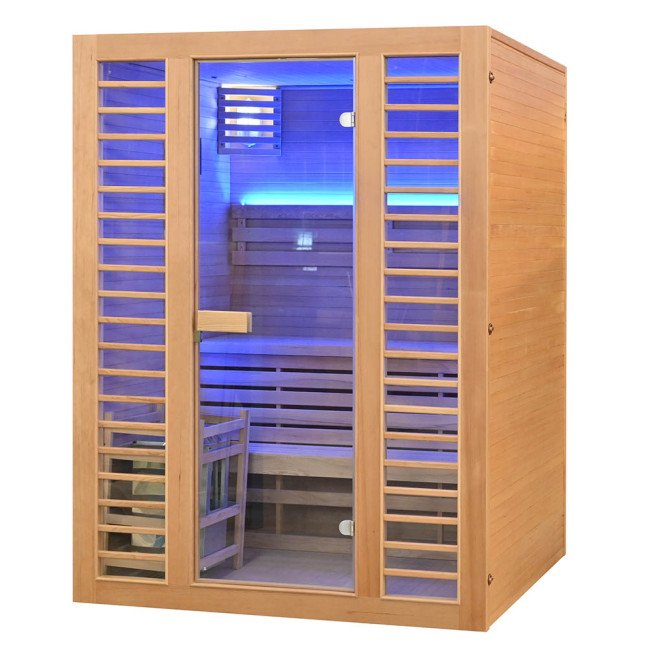 MO-TS3B XL Dry sauna with HARVIA 6 kW heater | Scandinavian Style | For Family and Friends