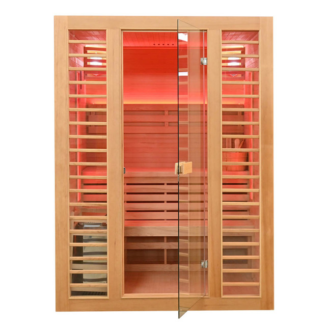 MO-TS3B XL Dry sauna with HARVIA 6 kW heater | Scandinavian Style | For Family and Friends