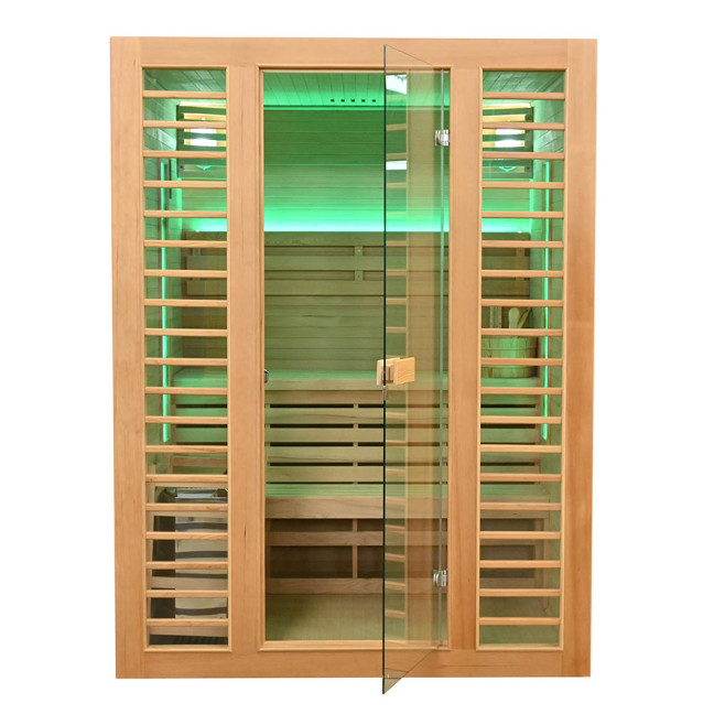 MO-TS3B XL Dry sauna with HARVIA 6 kW heater | Scandinavian Style | For Family and Friends