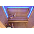 MO-TS3B Dry sauna with HARVIA heater 3.5 kW | Thermo Wood | Natural Wood