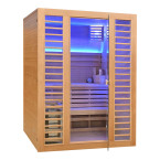MO-TS3B XL Dry sauna with HARVIA 6 kW heater | Scandinavian Style | For Family and Friends