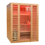 MO-TS3B XL Dry sauna with HARVIA 6 kW heater | Scandinavian Style | For Family and Friends