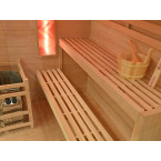 MO-TS4 LEFT Dry sauna with HARVIA 8 kW heater | Elegant Minimalism | For Family and Friends