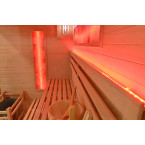 MO-TS4 LEFT Dry sauna with HARVIA 8 kW heater | Elegant Minimalism | For Family and Friends
