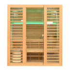 MO-TS4B Dry sauna with HARVIA 8 kW heater | Natural Wood | For Family and Friends