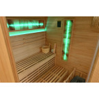 MO-TS4CB Dry sauna with HARVIA 8 kW heater | Luxury Relaxation | Panoramic Glass