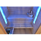 MO-TS4B Dry sauna with HARVIA 8 kW heater | Natural Wood | For Family and Friends