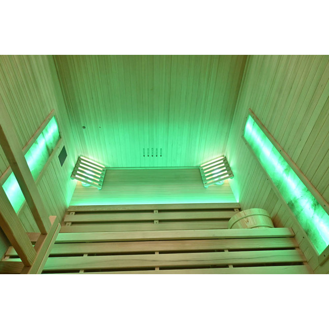 MO-TS4B Dry sauna with HARVIA 8 kW heater | Natural Wood | For Family and Friends