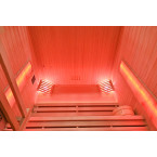 MO-TS4B Dry sauna with HARVIA 8 kW heater | Natural Wood | For Family and Friends