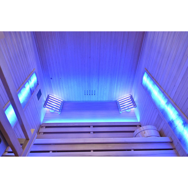 MO-TS4B Dry sauna with HARVIA 8 kW heater | Natural Wood | For Family and Friends