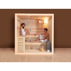 MUE-1102 Dry sauna with HARVIA 6 kW heater