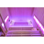 MO-TS4B Dry sauna with HARVIA 8 kW heater | Natural Wood | For Family and Friends