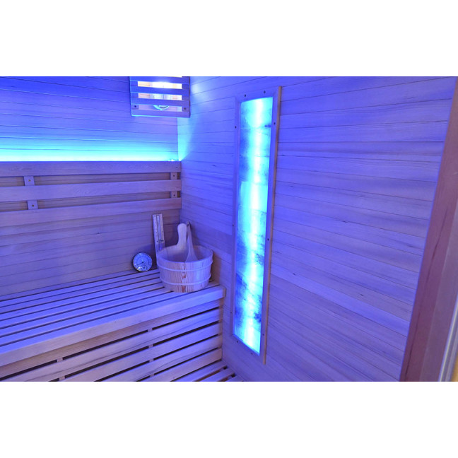 MO-TS4B Dry sauna with HARVIA 8 kW heater | Natural Wood | For Family and Friends