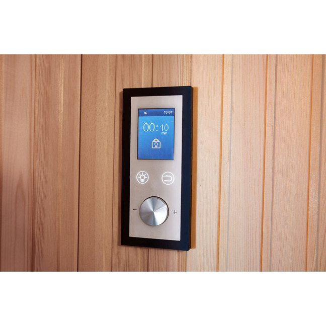 MUE-1102 Dry sauna with HARVIA 6 kW heater