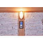 MUE-1240 Dry sauna with HARVIA 12 kW heater | Elegant Minimalism | Ready to Assemble