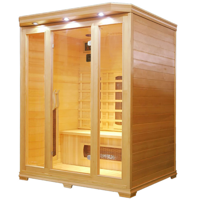 MO-C3 Infrared Sauna | Wellness | Relax | SPA | For Family and Friends | Thermo Wood