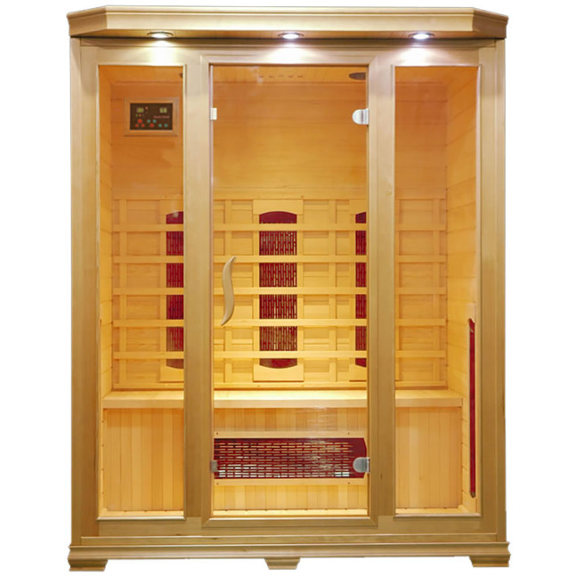 MO-C3 Infrared Sauna | Wellness | Relax | SPA | For Family and Friends | Thermo Wood