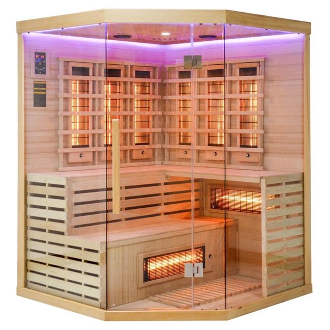 MO-EA3CR Infrared sauna | Modern Design | Thermo Wood
