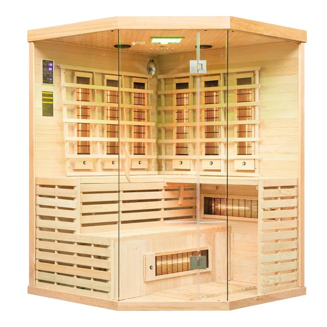 MO-EA3CR Infrared sauna | Modern Design | Thermo Wood