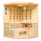 MO-EA3CR Infrared sauna | Modern Design | Thermo Wood