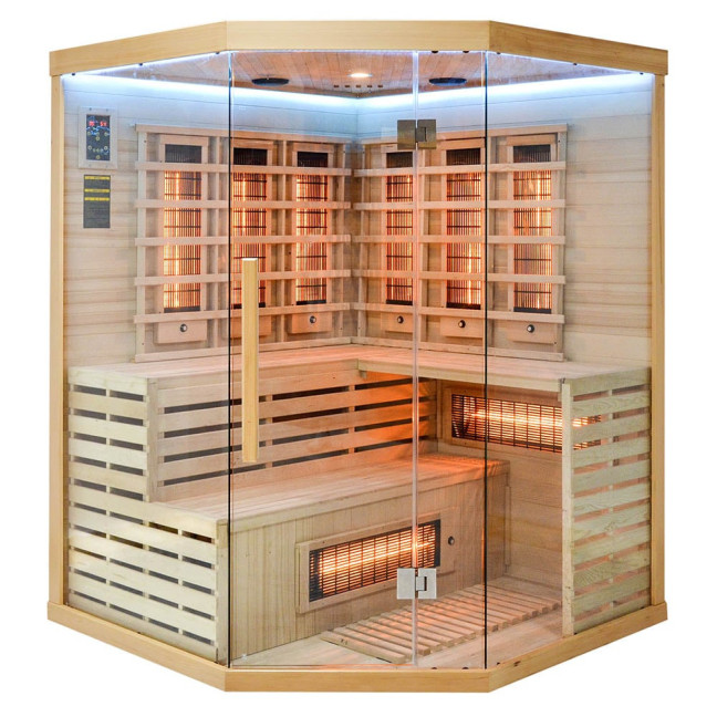 MO-EA3CR Infrared sauna | Modern Design | Thermo Wood