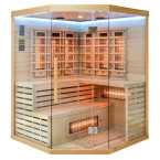 MO-EA3CR Infrared sauna | Modern Design | Thermo Wood