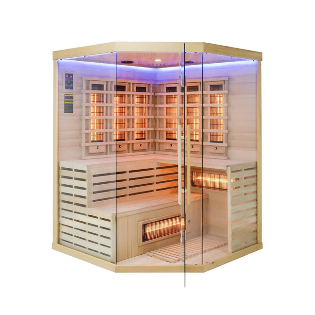 MO-EA3CR Infrared sauna | Modern Design | Thermo Wood