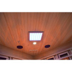 MO-EA3CR WHITE Canadian Spruce Infrared Sauna