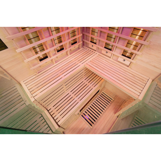 MO-EA3CR Infrared sauna | Modern Design | Thermo Wood